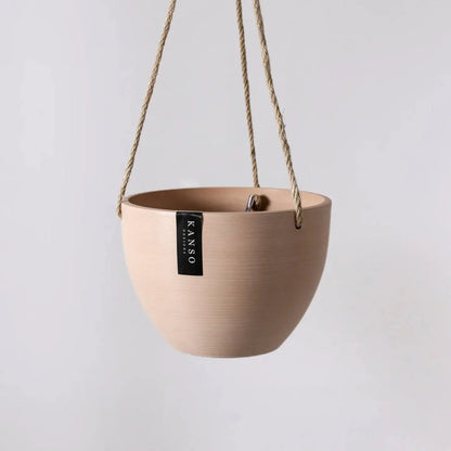  8 Inch Signature Stone Hanging Planter Pot