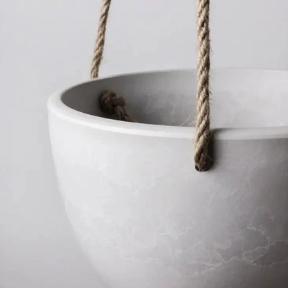  8 Inch Signature Stone Hanging Planter Pot