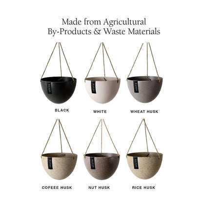  8" Upcycled Hanging Planters