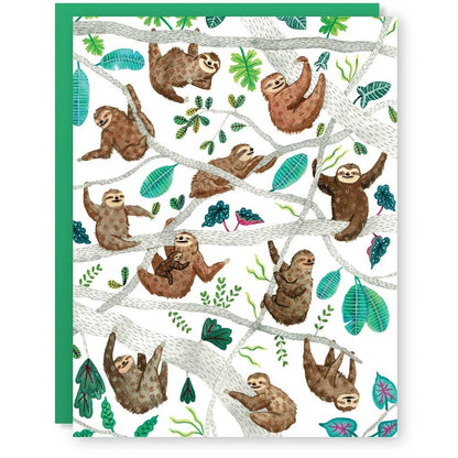  Sloth Squad Birthday Card