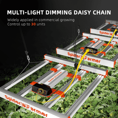  Spider Farmer G3000 300W Dimmable Full Spectrum LED Grow Light | High-Yield Solution