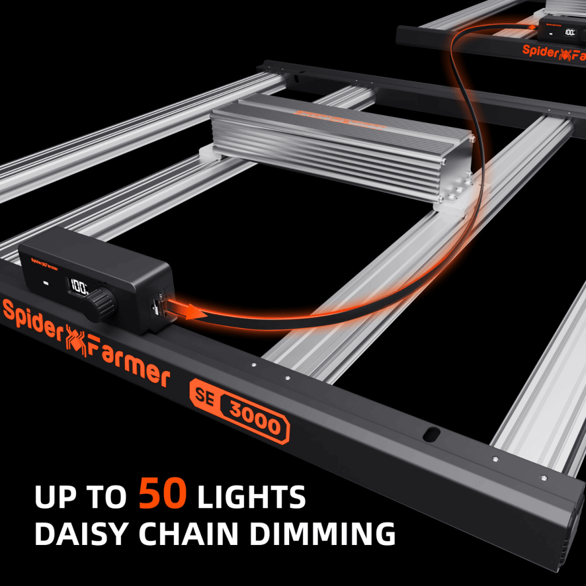 Spider Farmer SE3000 300W Full Spectrum LED Grow Light | Samsung Diodes