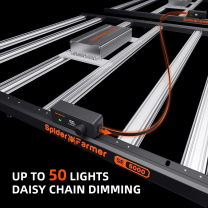  Spider Farmer SE5000 480W Dimmable Full Spectrum LED Grow Light