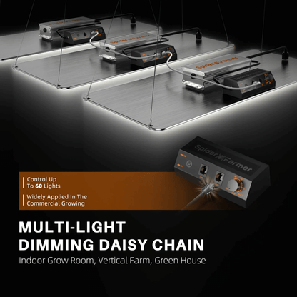  Spider Farmer SF2000 200W Dimmable Full Spectrum LED Grow Light