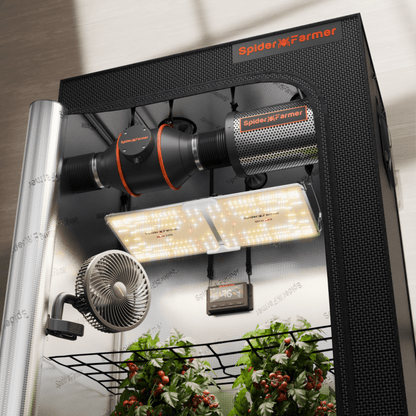  Spider Farmer SF2000 Grow Tent Kit With Inline Fan And Controller