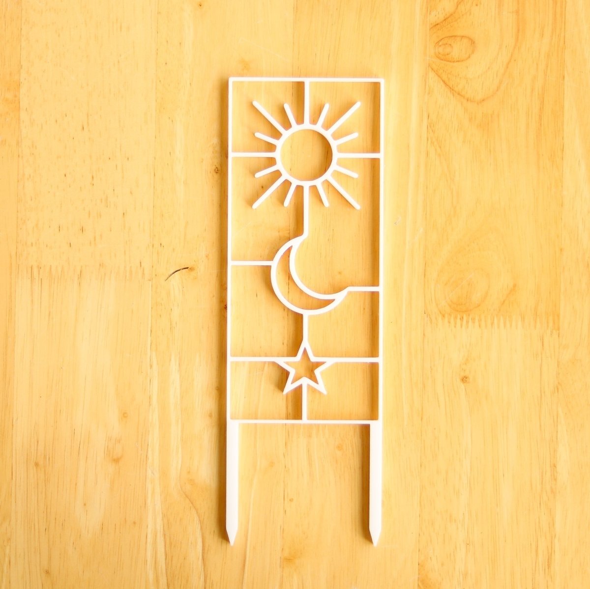  Sun, Moon & Star Houseplant Trellis