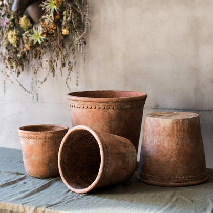  Terracotta & Concrete Planter Pot