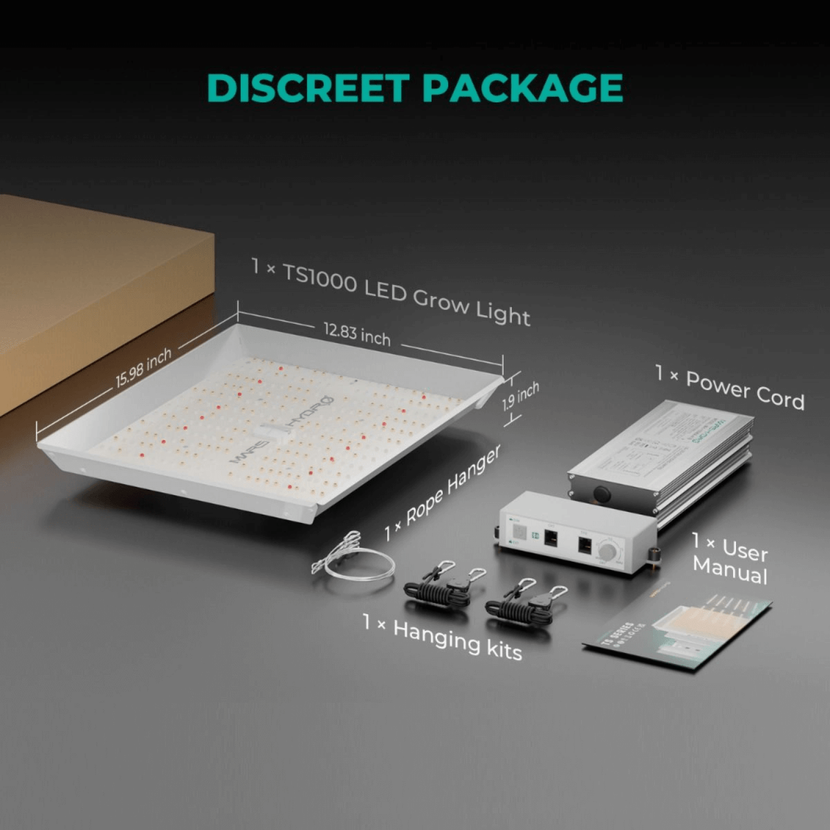  TS1000 LED Grow Light | Full Spectrum, Energy Efficient, Beginner-Friendly