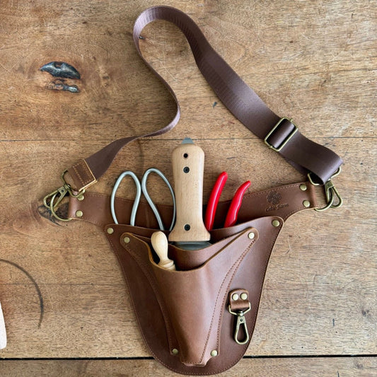  Ultimate Leather Garden Tool Belt & Holder