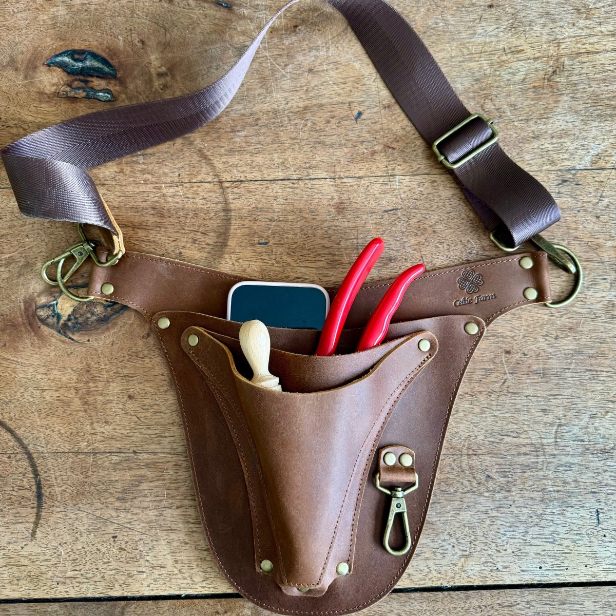  Ultimate Leather Garden Tool Belt & Holder