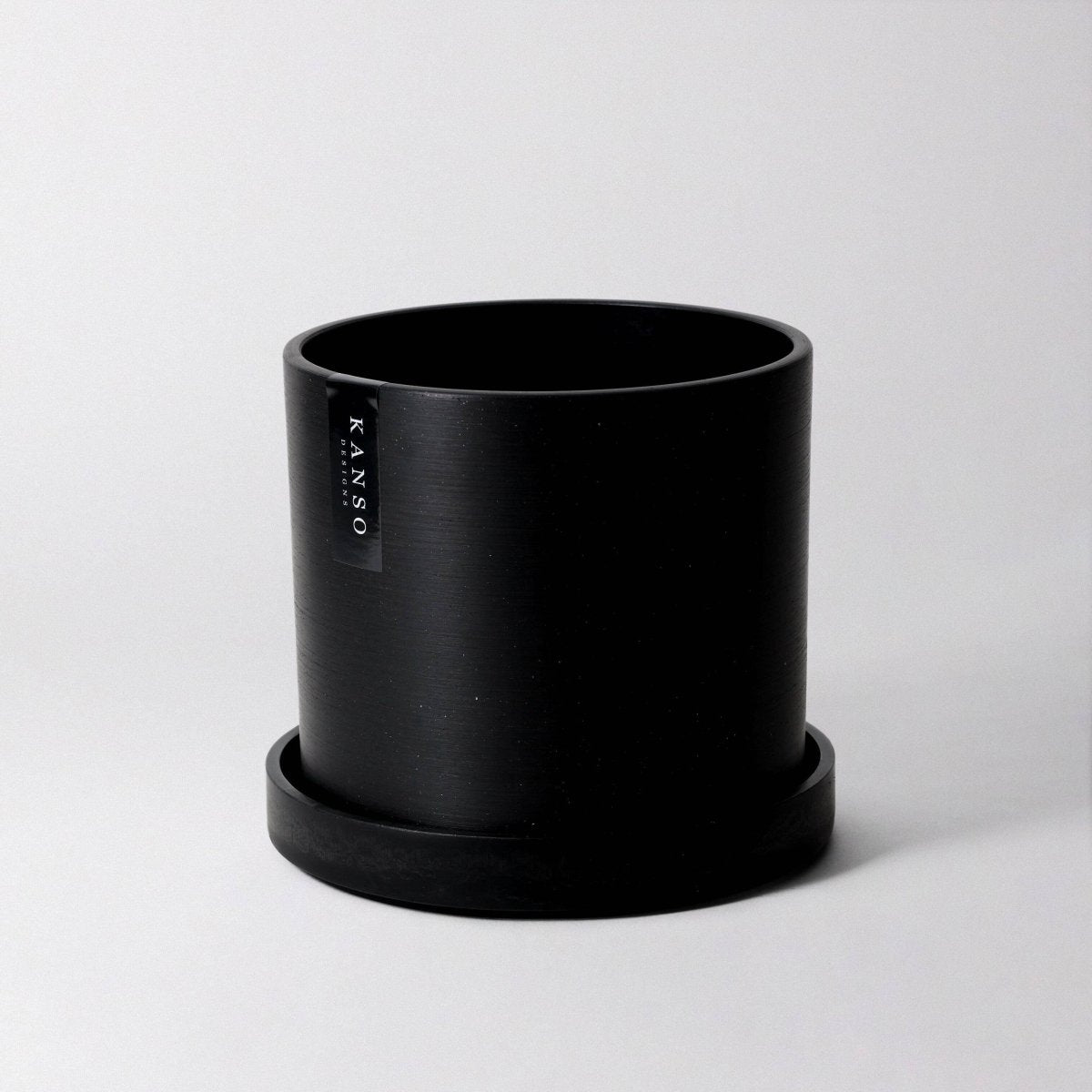  7 Inch Upcycled Signature Stone Planter Pot & Saucer
