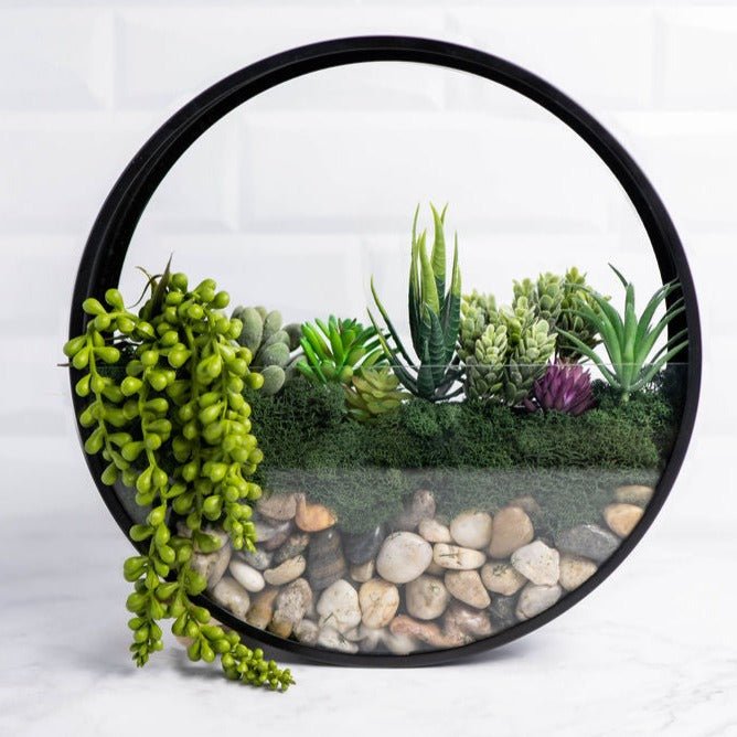  Wall Terrarium Kit | DIY Wall Art With Faux Succulents