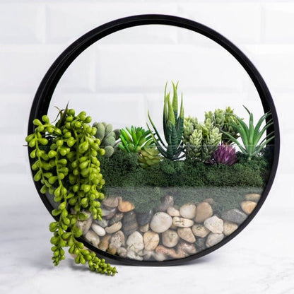  Wall Terrarium Kit | DIY Wall Art With Faux Succulents