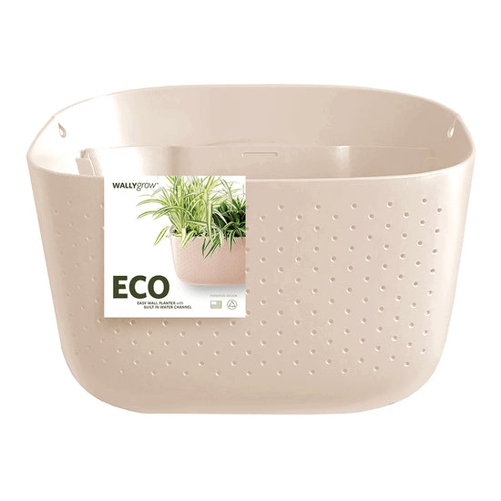  WallyGrow Eco Wall Planter – Oat Vertical Garden Planter For Modern Indoor Spaces