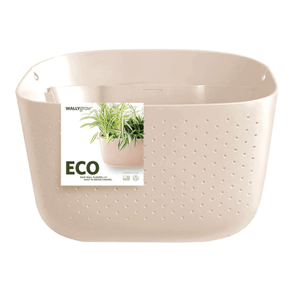  WallyGrow Eco Wall Planter – Oat Vertical Garden Planter For Modern Indoor Spaces