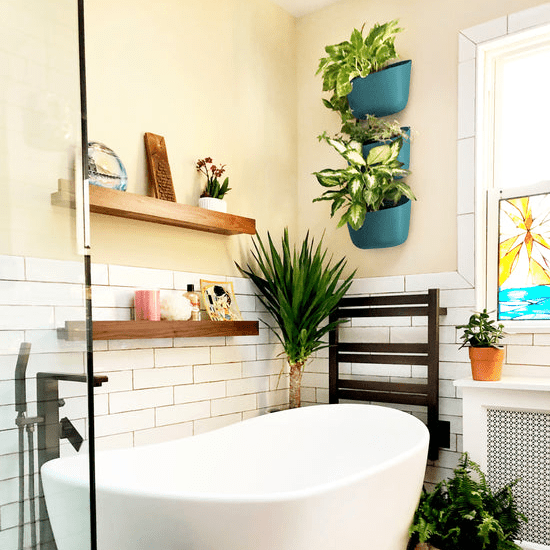 WallyGrow Eco Wall Planter – Teal Vertical Garden Planter For Indoor Walls